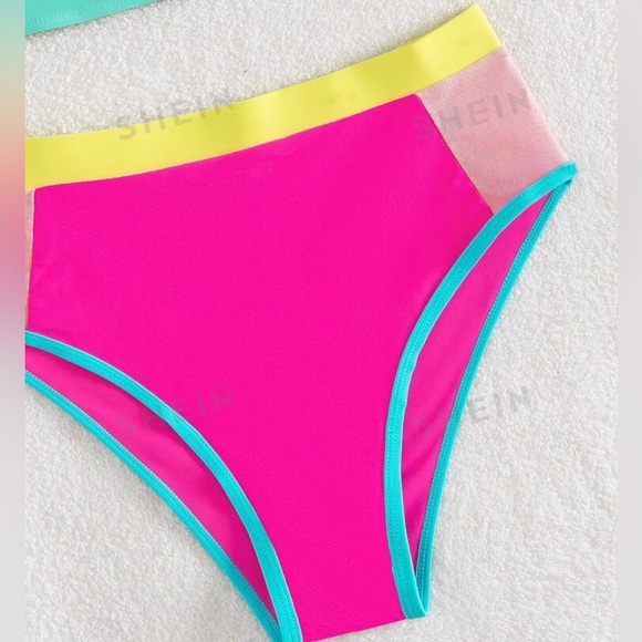 Neon Two-Piece Swimsuit - Picture 4 of 6